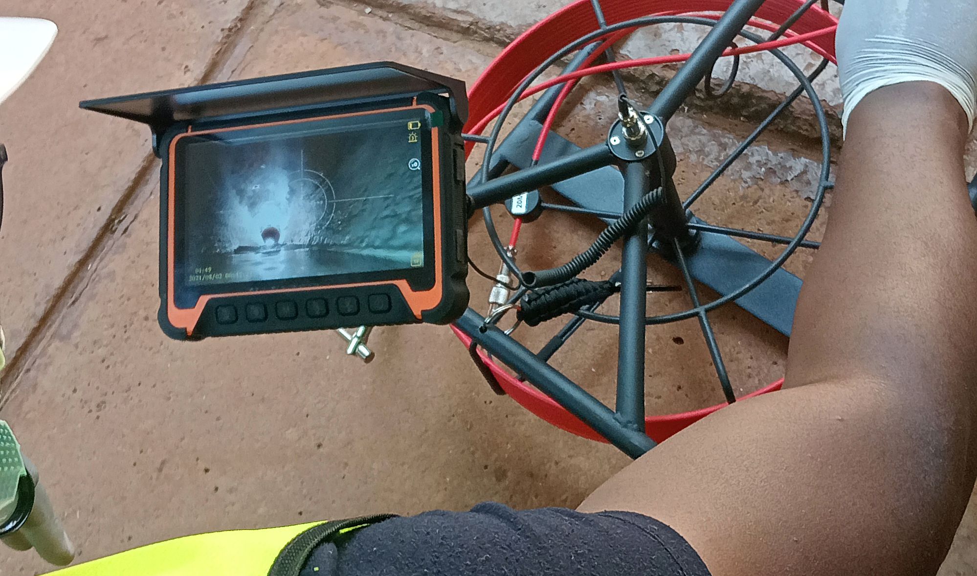 CCTV camera inspection during exhauster service near me Kenya — Omidrop Africa licensed exhauster