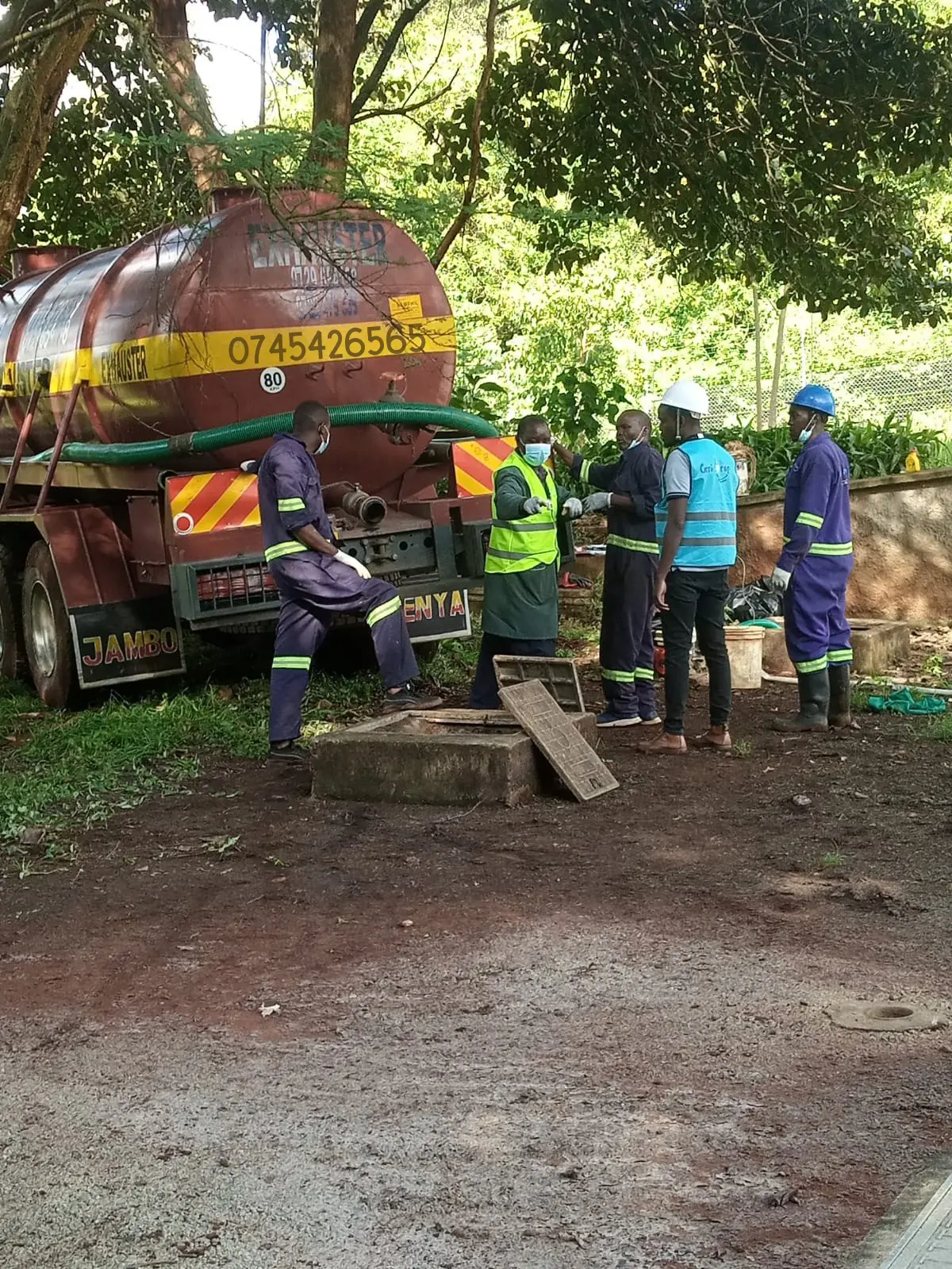 Omidrop Africa exhauster vacuum truck