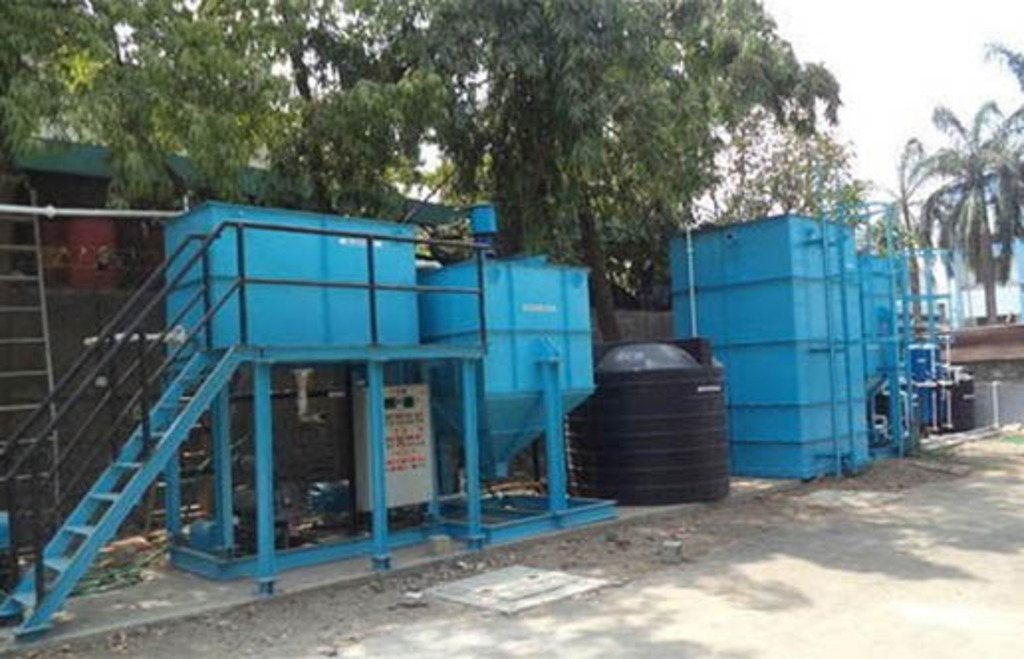 Completed sewage treatment plant construction by Omidrop Africa in Kenya